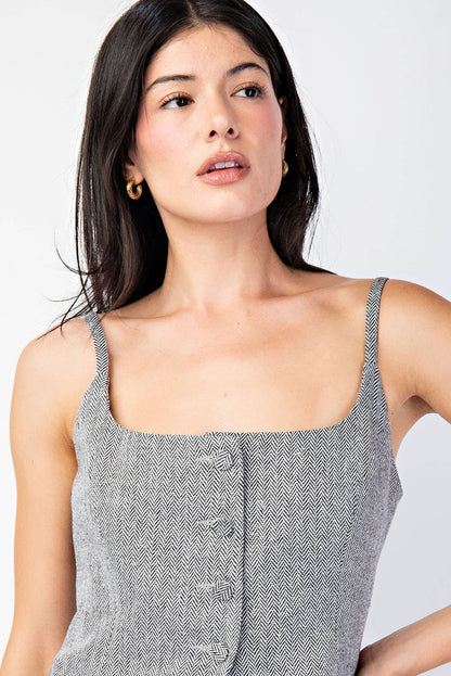 HERRINGBONE  TOP