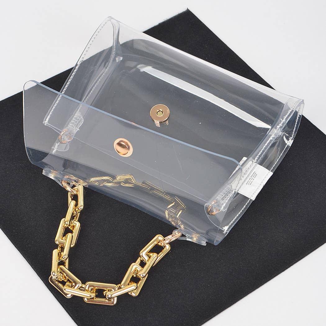 Event Ready Transparent Glam Purse