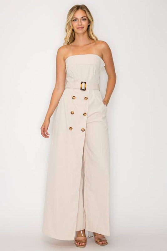Effortless Strapless Jumpsuit