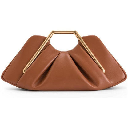 Minimalist Cloud Ruched Evening Clutch