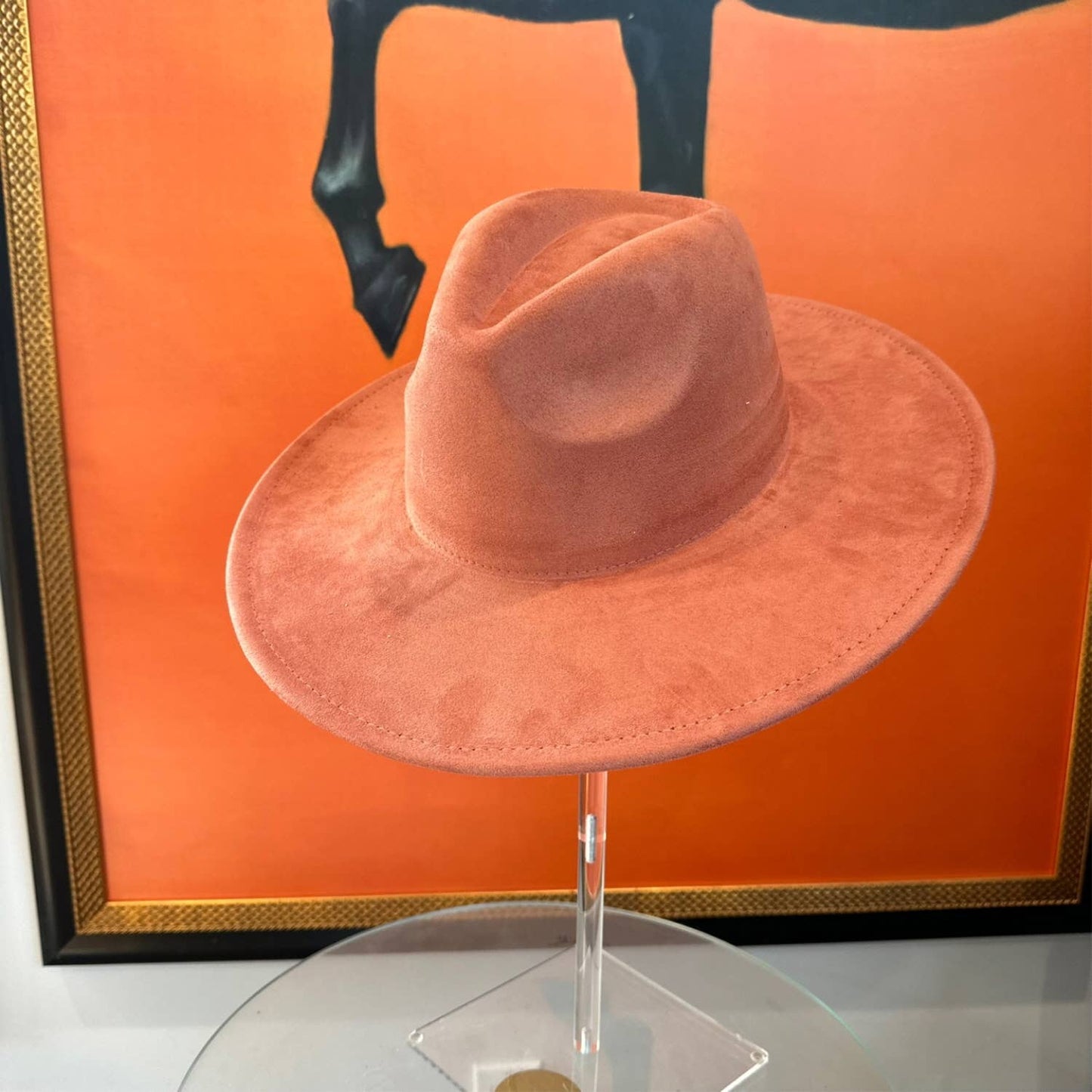 Classic Wide Brim Suede Premium  Hat