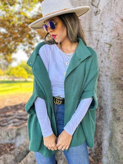 Lovers Only Knitted Cardigan with Neck Button