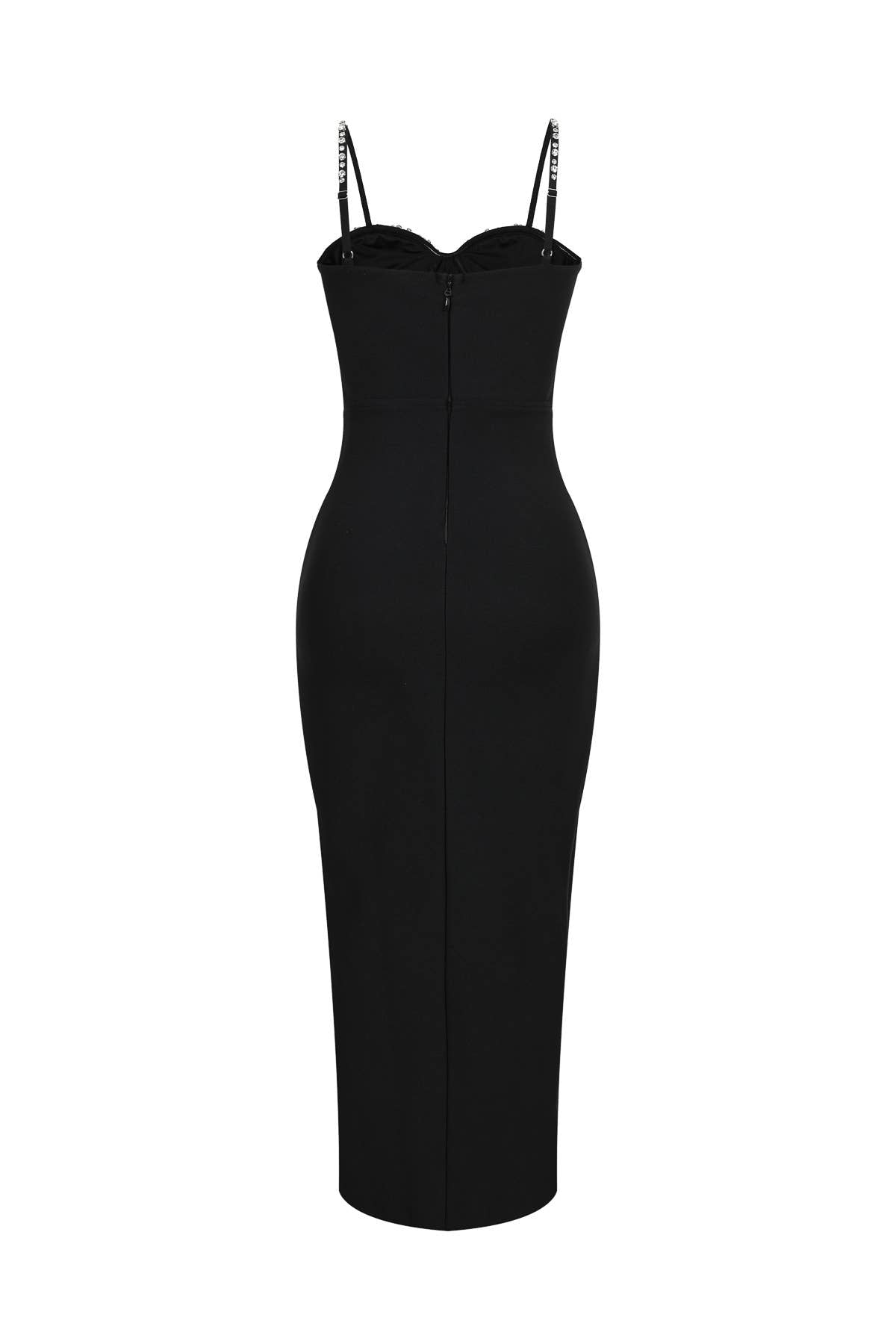 Moonlight Embellished Corset Midi Dress byRivir