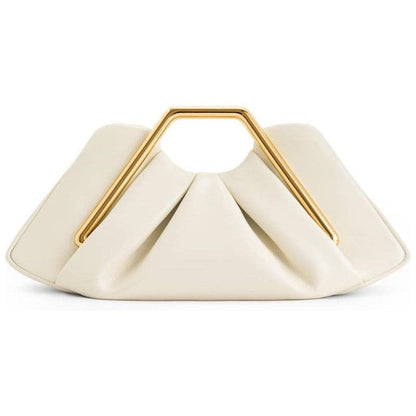 Minimalist Cloud Ruched Evening Clutch