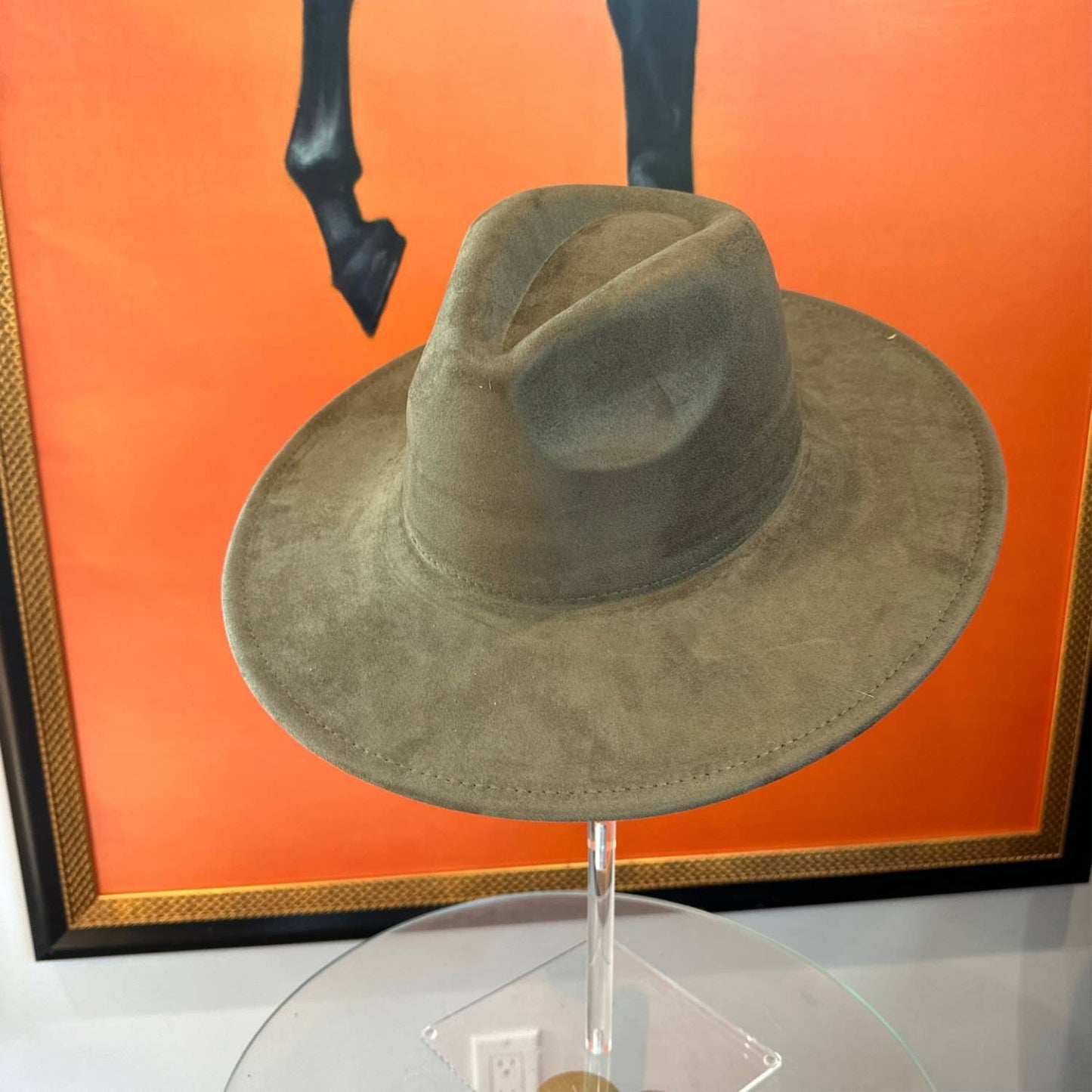 Classic Wide Brim Suede Premium  Hat