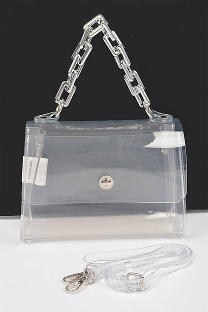 Event Ready Transparent Glam Purse