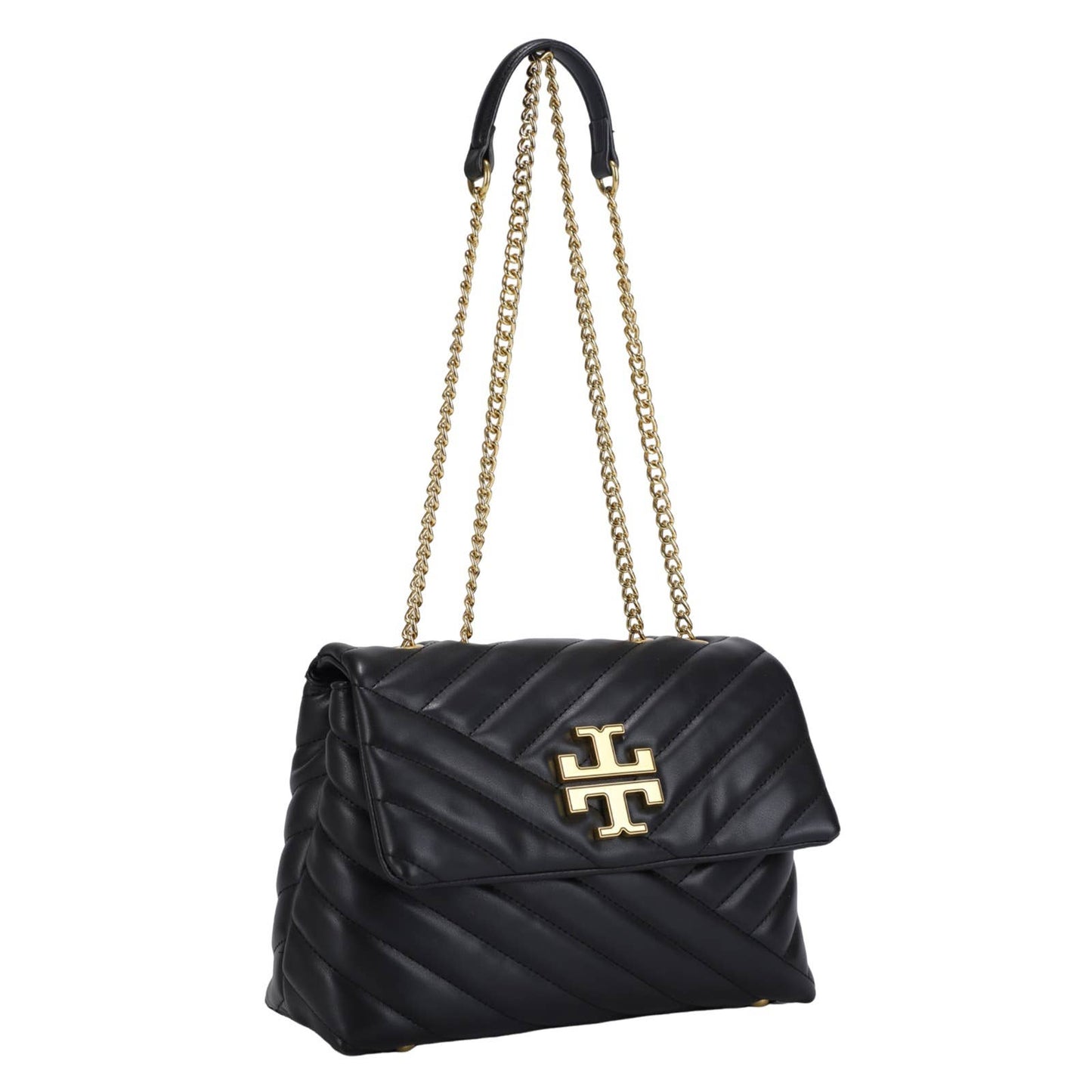 Quilted Chain Link FlapShoulder Bag 
