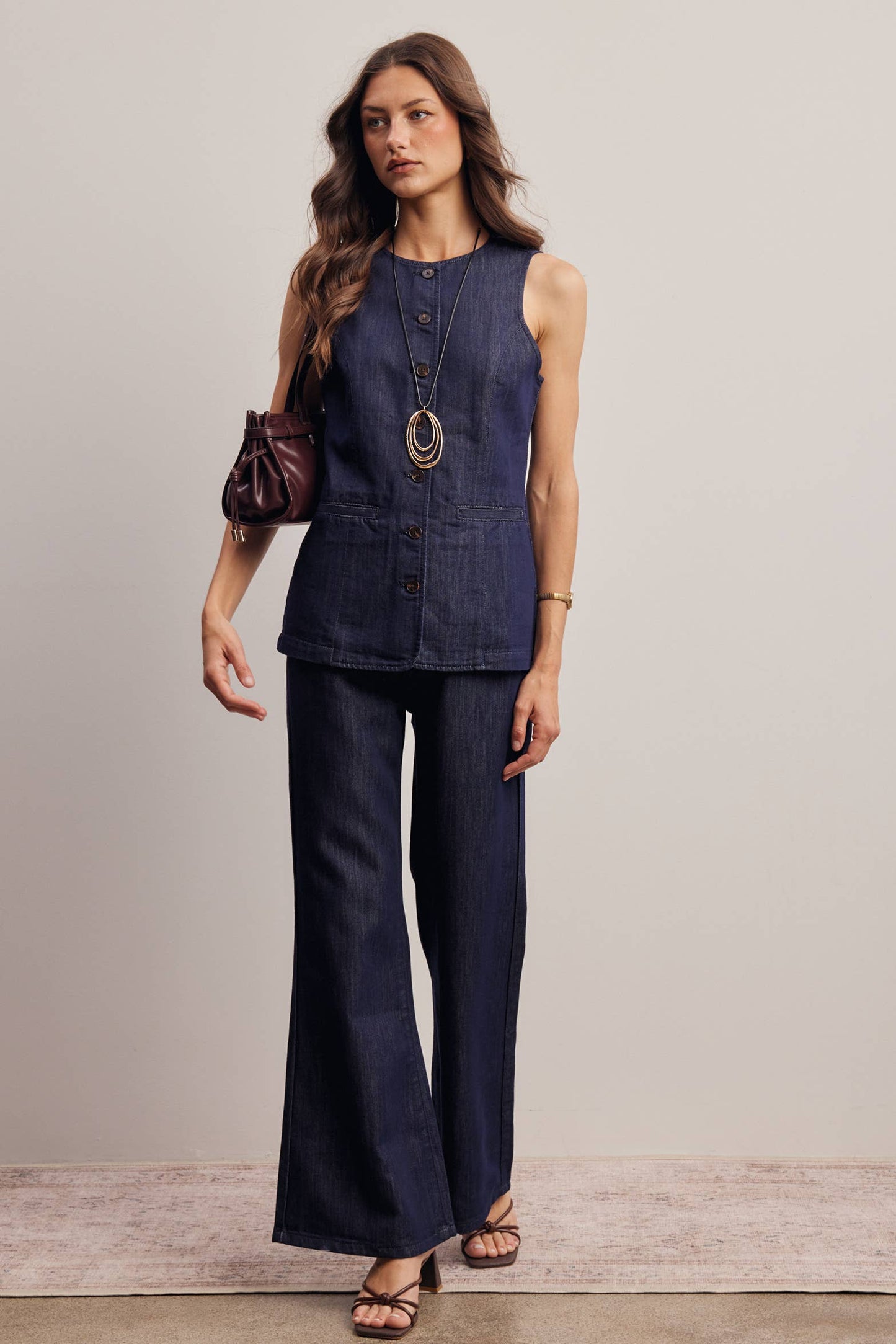 Avera Tailored Denim Pants