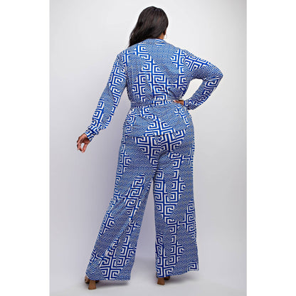 Leeza Long Sleeve Two Piece Pants Set