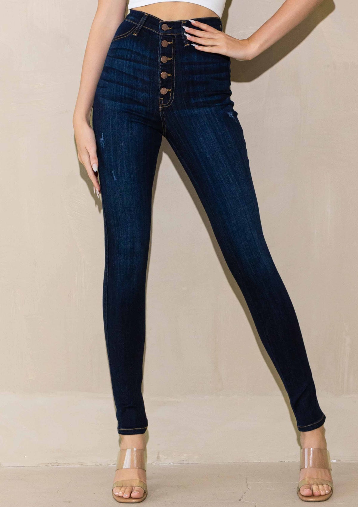 Zero Skinny Jeans by Vibrant Muse