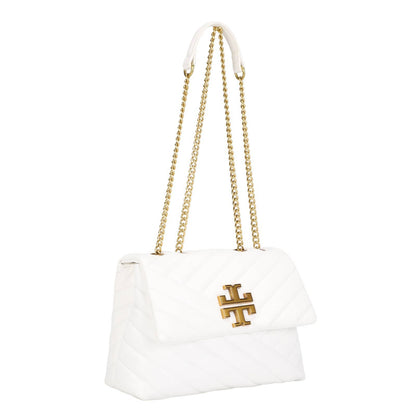 Quilted Chain Link FlapShoulder Bag 