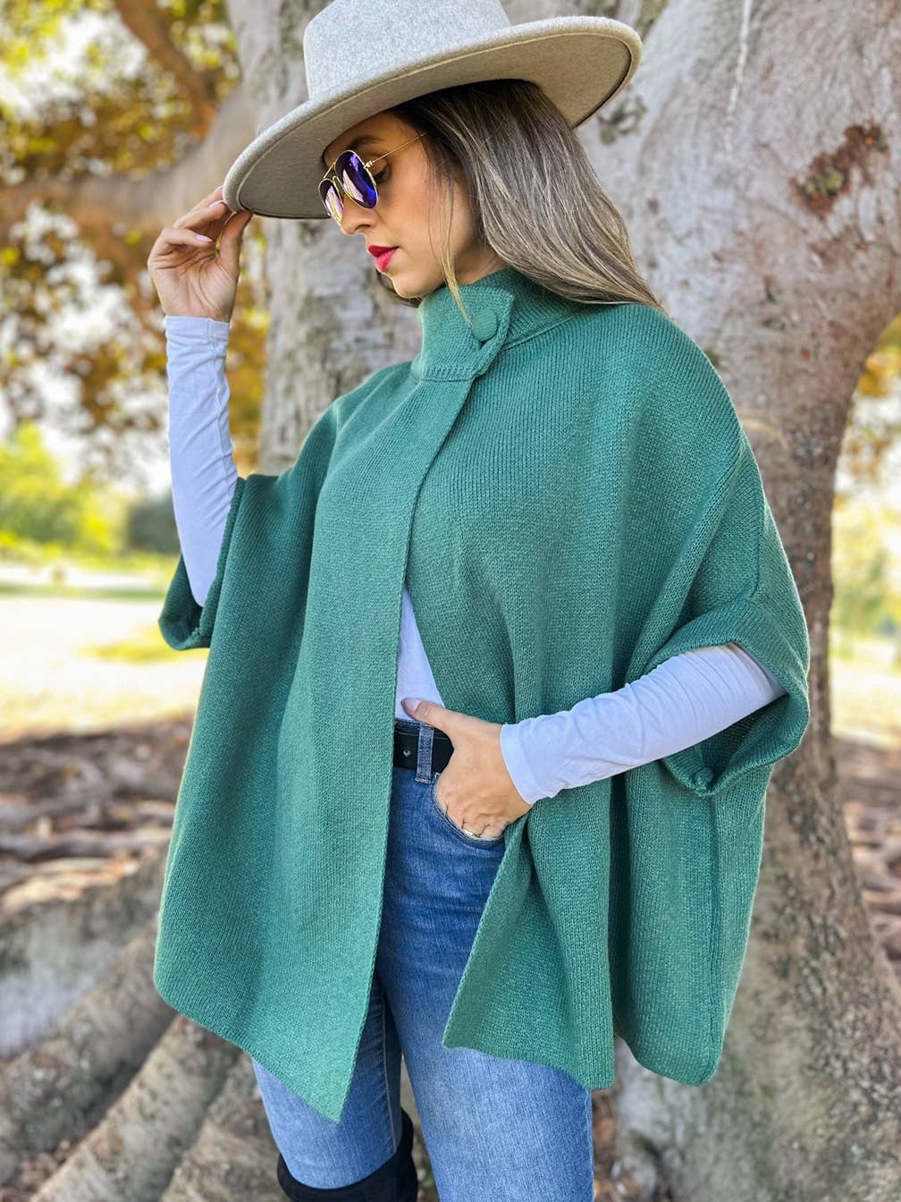 Lovers Only Knitted Cardigan with Neck Button