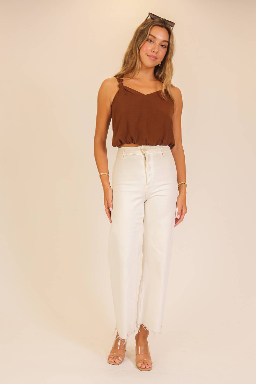 Flowy Cropped Tank Top
