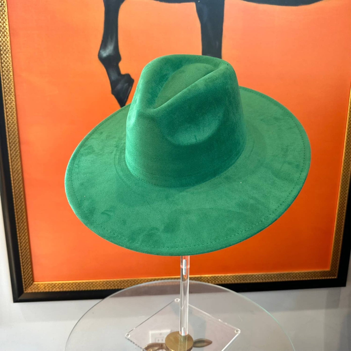 Classic Wide Brim Suede Premium  Hat
