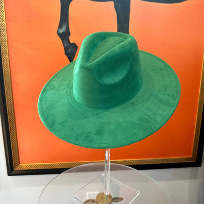 Classic Wide Brim Suede Premium  Hat