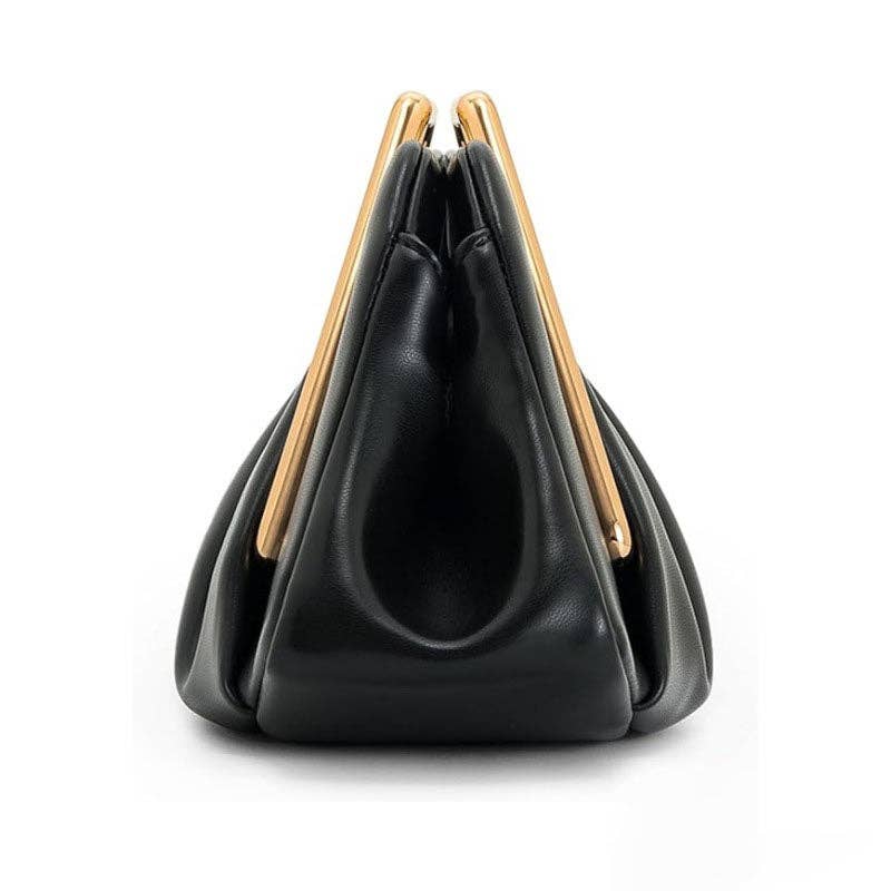 Minimalist Cloud Ruched Evening Clutch