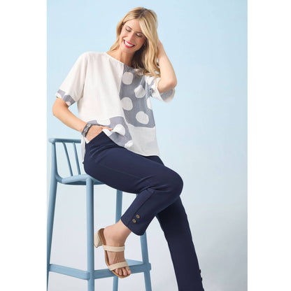 Georgie Ankle with Button Detail