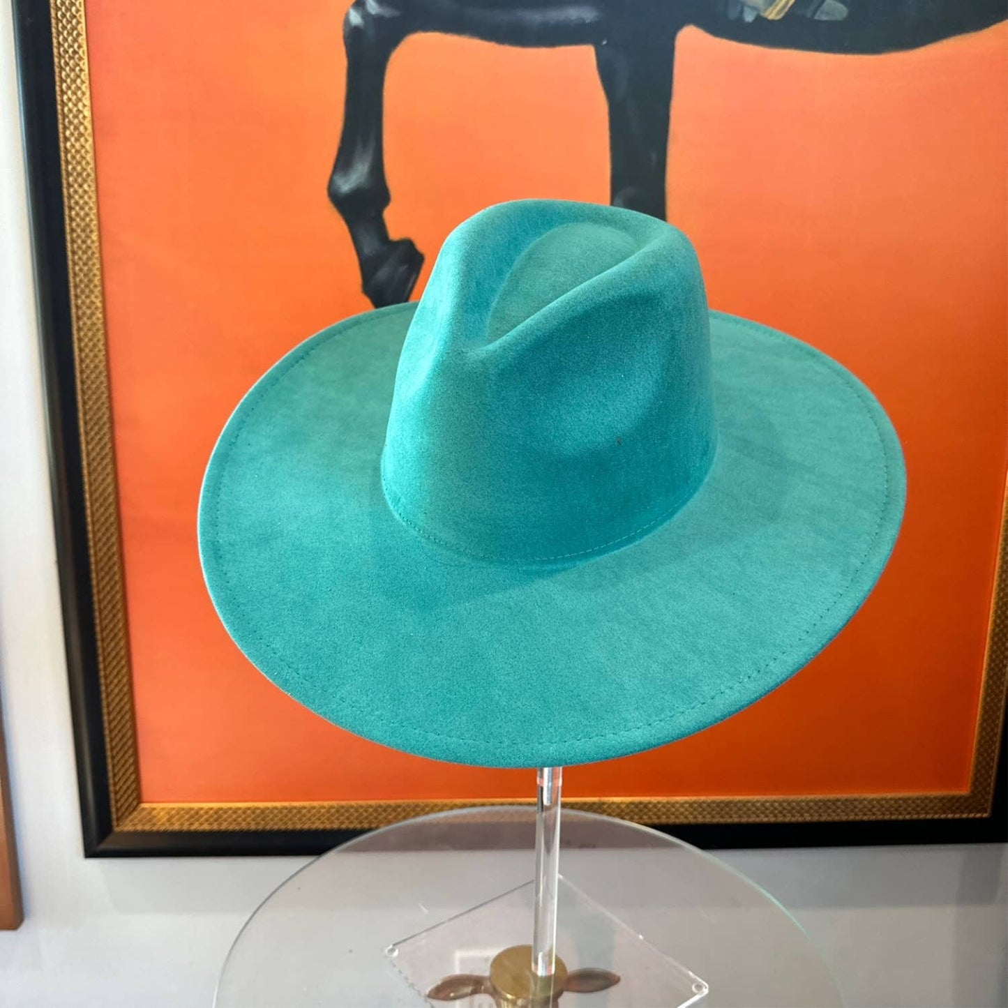 Classic Wide Brim Suede Premium  Hat