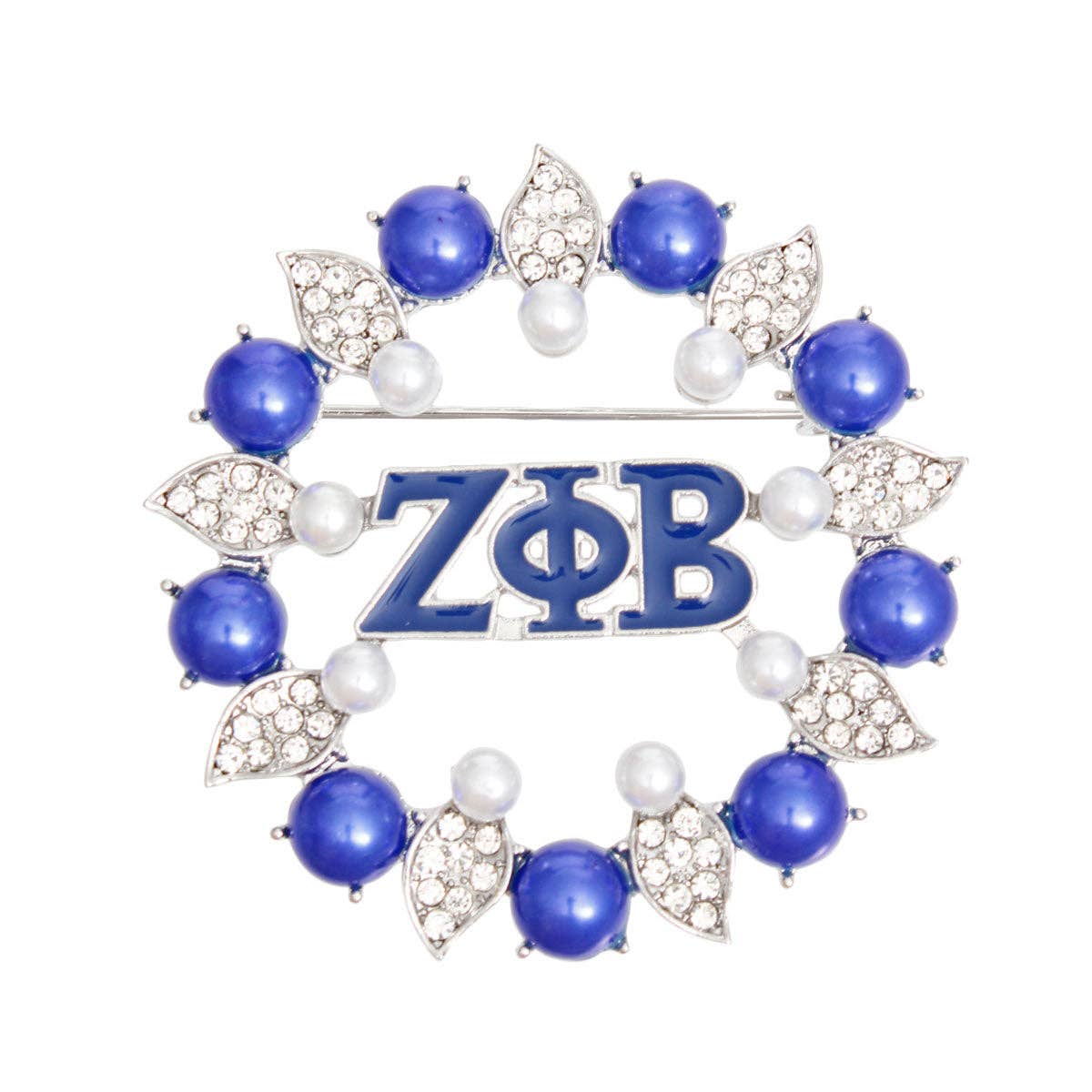 Zeta Pearl Brooch