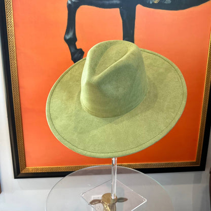 Classic Wide Brim Suede Premium  Hat