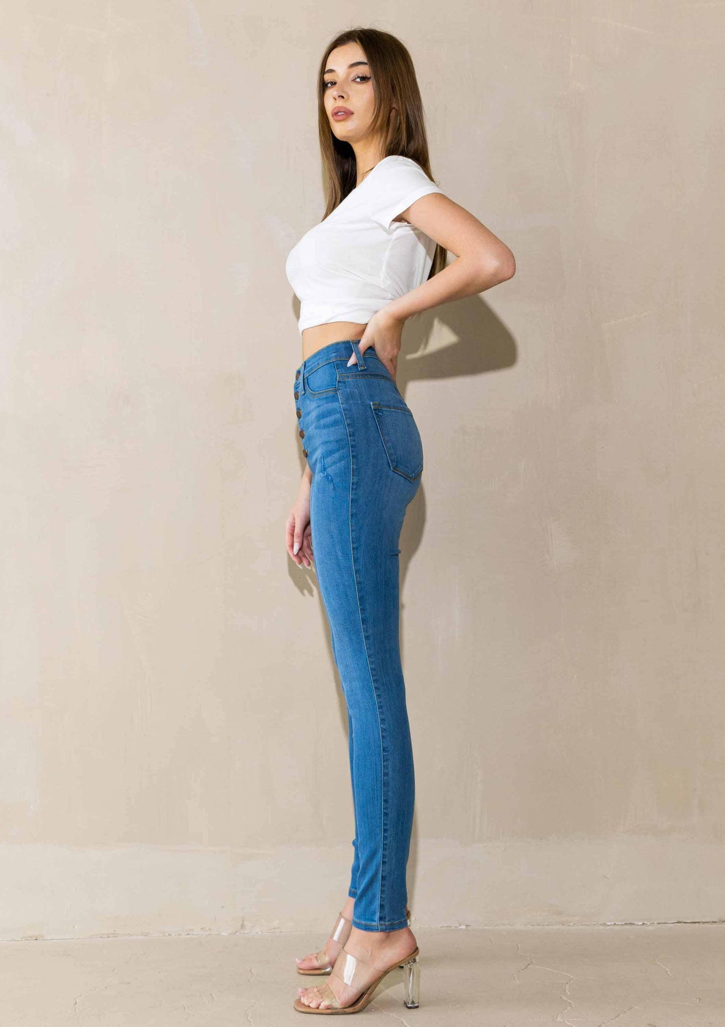 Zero Skinny Jeans by Vibrant Muse