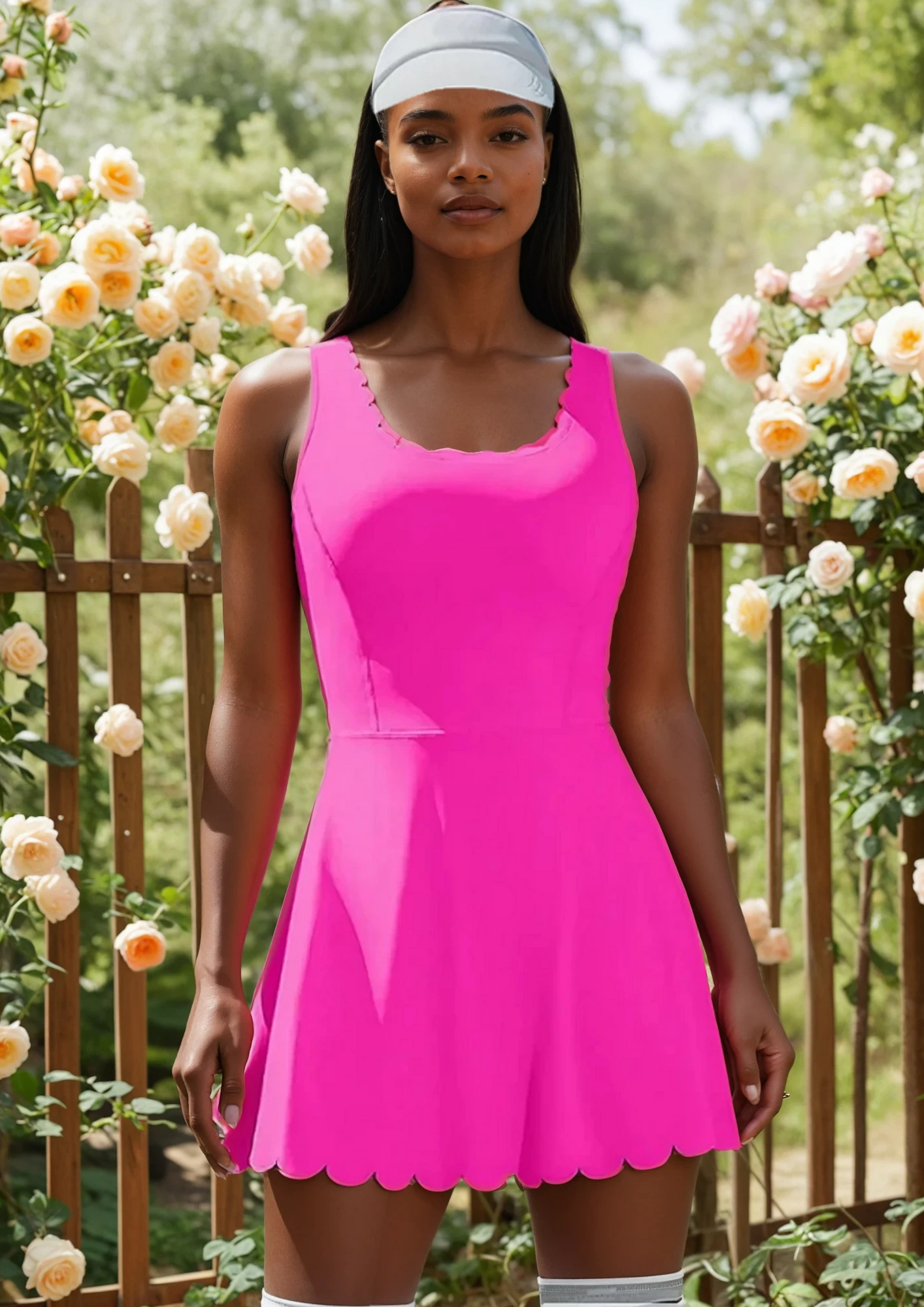 Atlanta Athletics' Club Golf Tennis Dress with Shorts Pocket