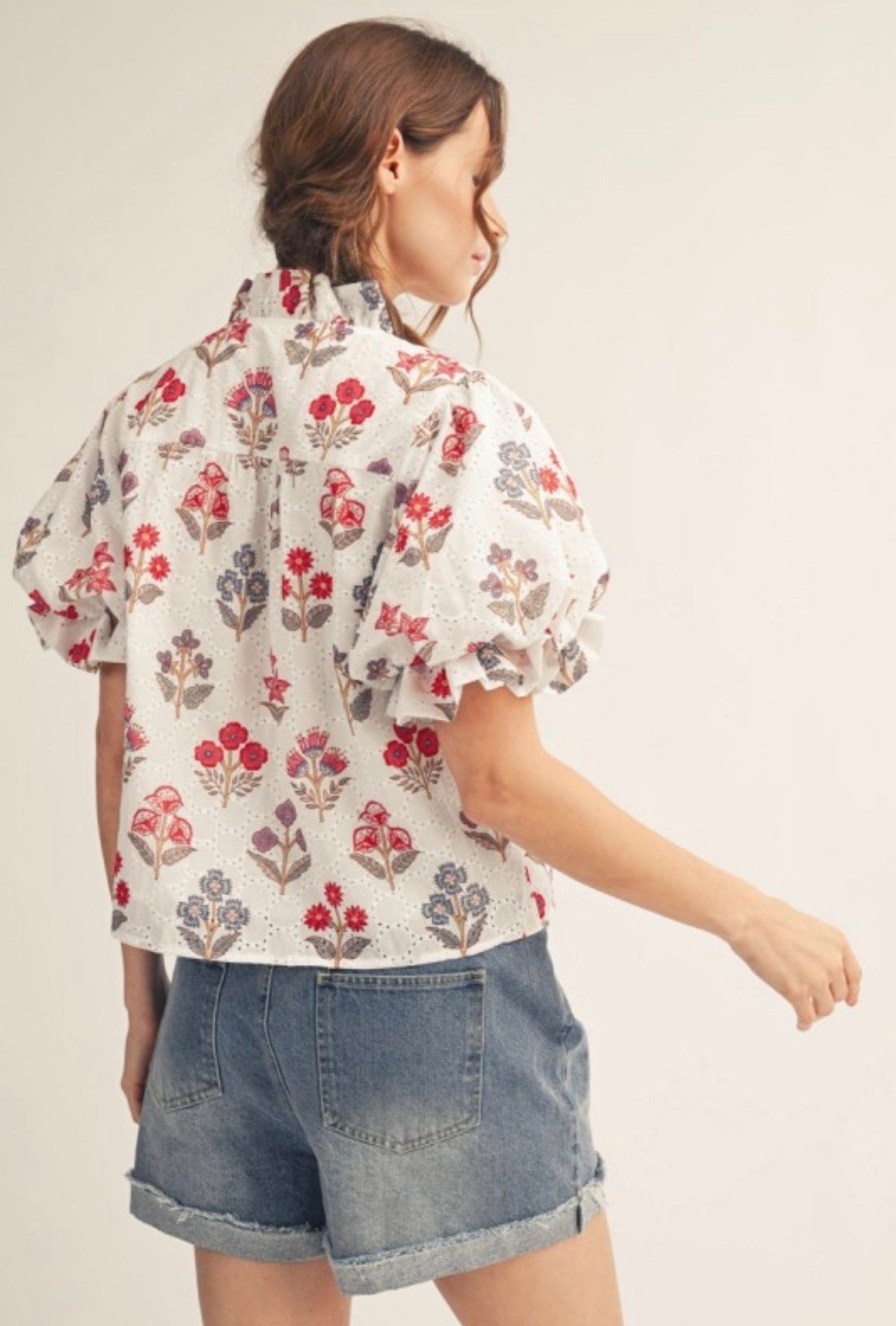 Michelle Puff Sleeve Top