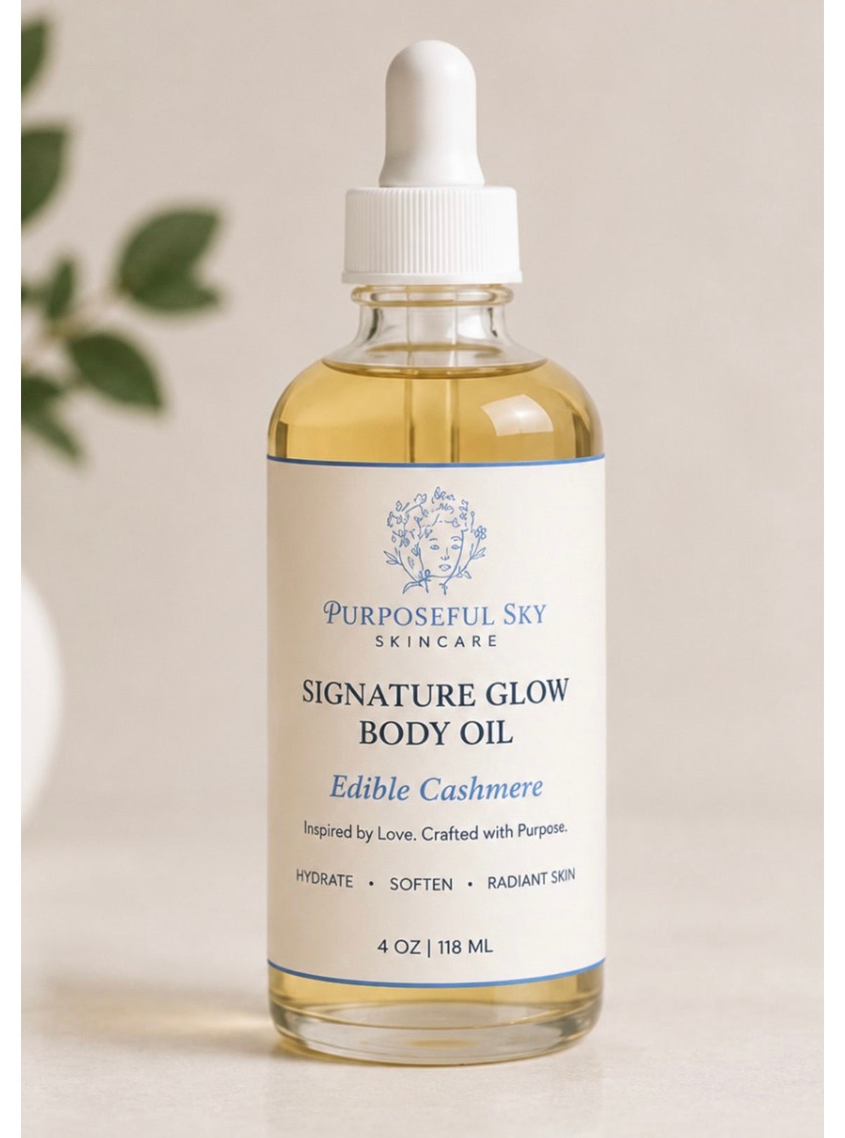 4oz Body Oil Handcrafted Lux