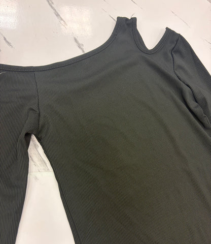 Cutout One-Shoulder Long Sleeves Top By Karma