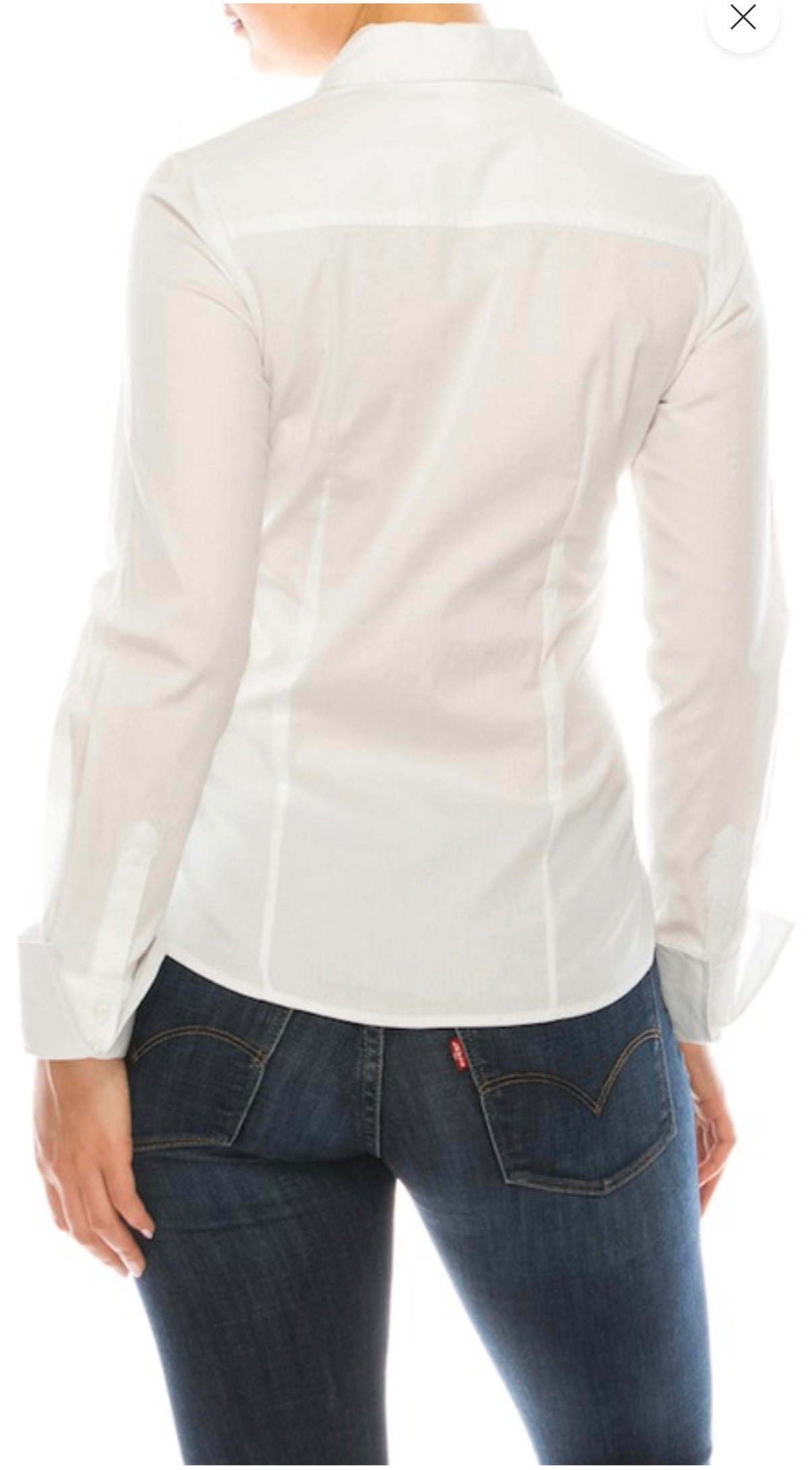 Celine Button Down Blouse by Mimi Apparel