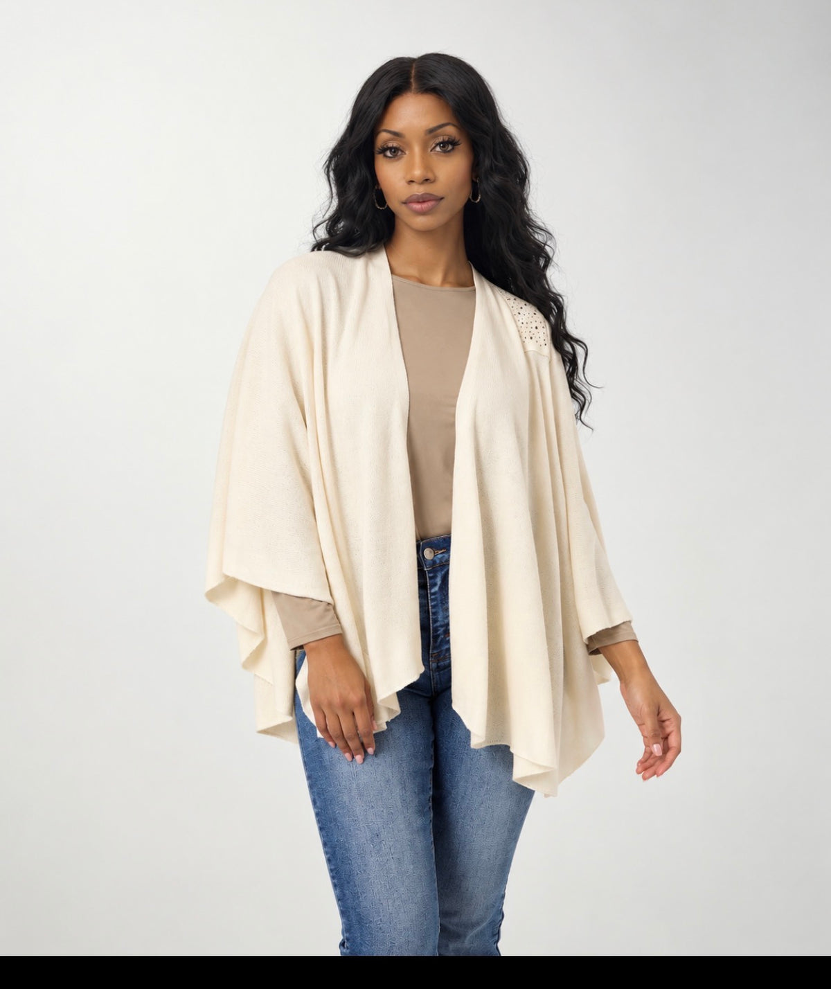 Kiara Pull thru Embellished Wrap