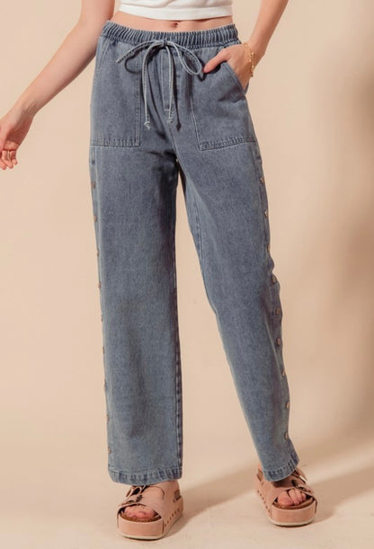 Oh Snap Denim Jeans