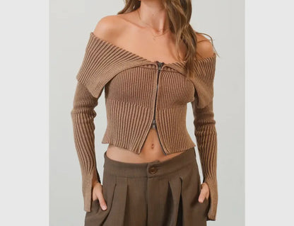 Kari Off The Shoulder Sweater