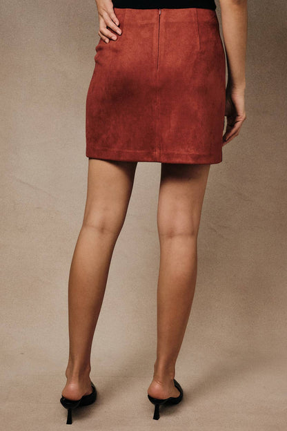 SUEDE MINI SKIRT By Sunday Edition