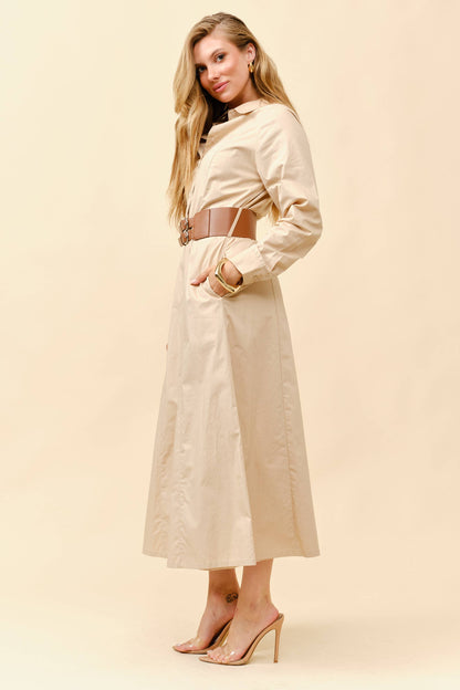 Jordan Long Shirt Dress