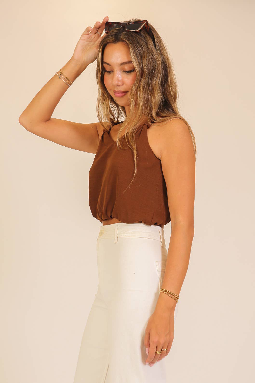 Flowy Cropped Tank Top