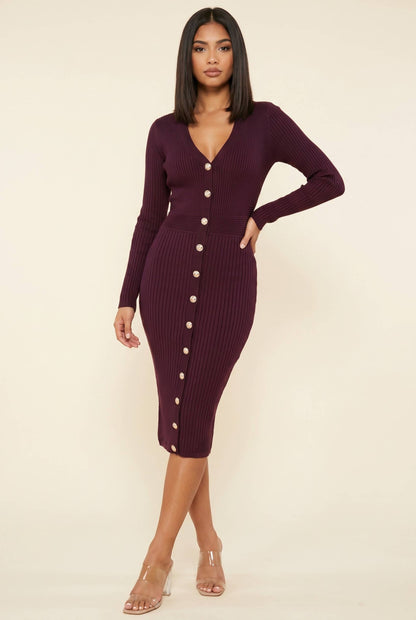 Kennedi Bodycon Midi Dress