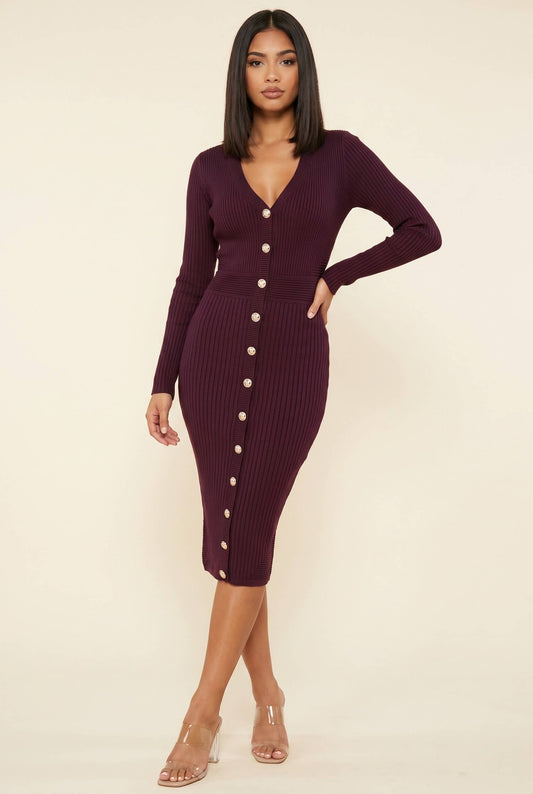 Kennedi Bodycon Midi Dress