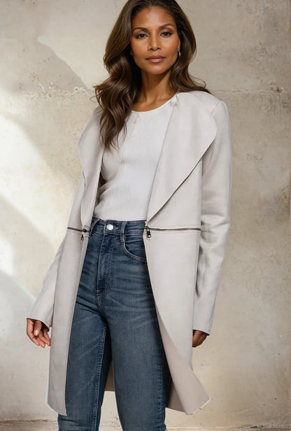 Sybil Two Zipper Long Jacket