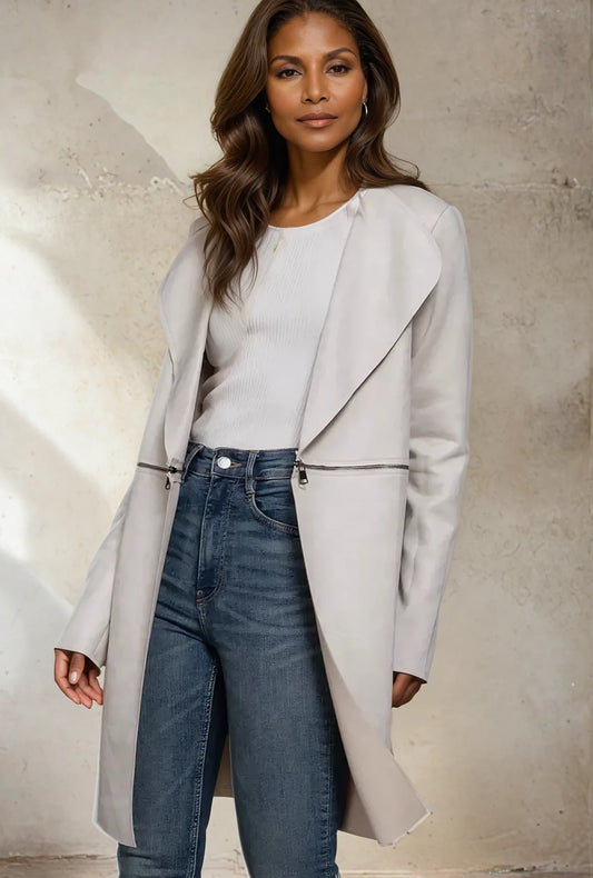 Sybil Two Zipper Long Jacket