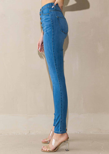Zero Skinny Jeans by Vibrant Muse