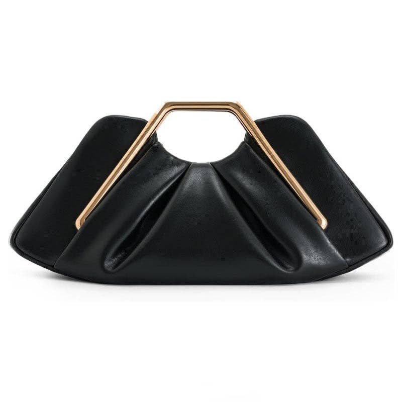 Minimalist Cloud Ruched Evening Clutch