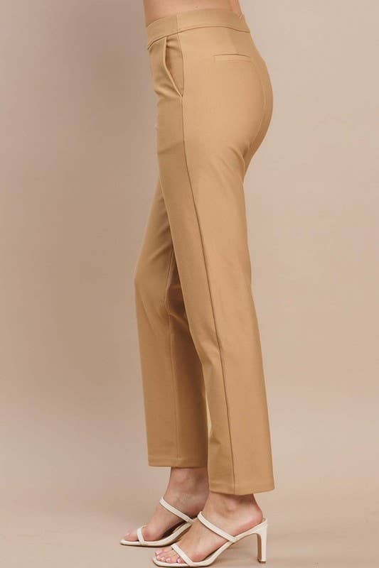 Women's Mid-Rise Ponte Pants