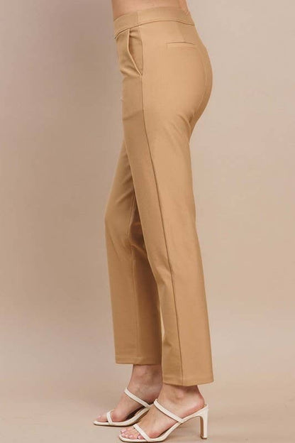 Women's Mid-Rise Ponte Pants