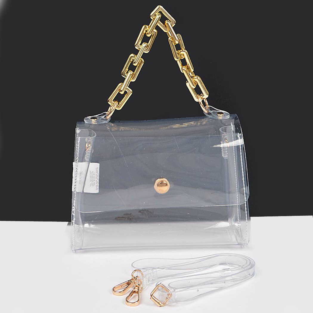 Event Ready Transparent Glam Purse