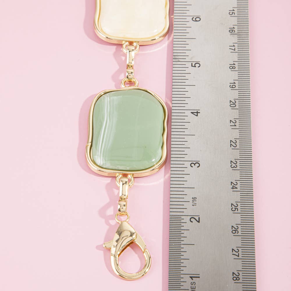 Marble Stone Gold Chain Belt