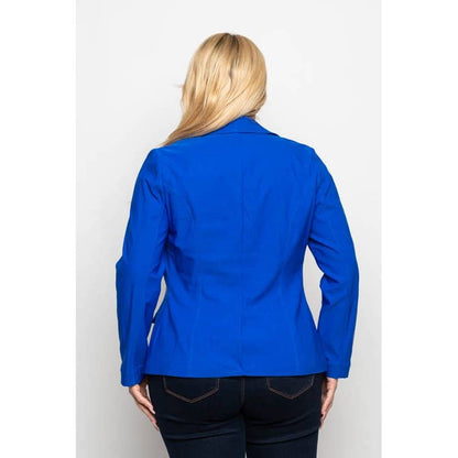 JAMIE BUTTON FRONT BLAZER