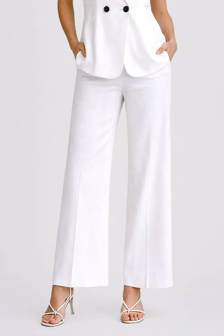 Relaxed Wide-Leg Trousers