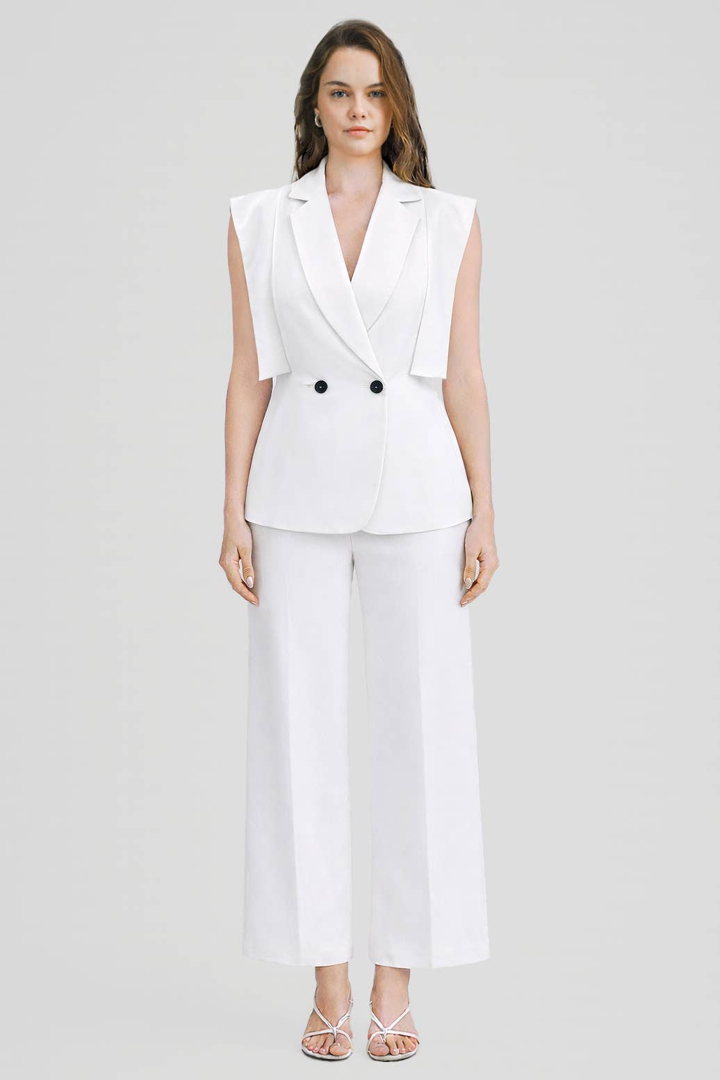 Relaxed Wide-Leg Trousers