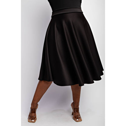 Paula Flare Skirt With Back Zipper